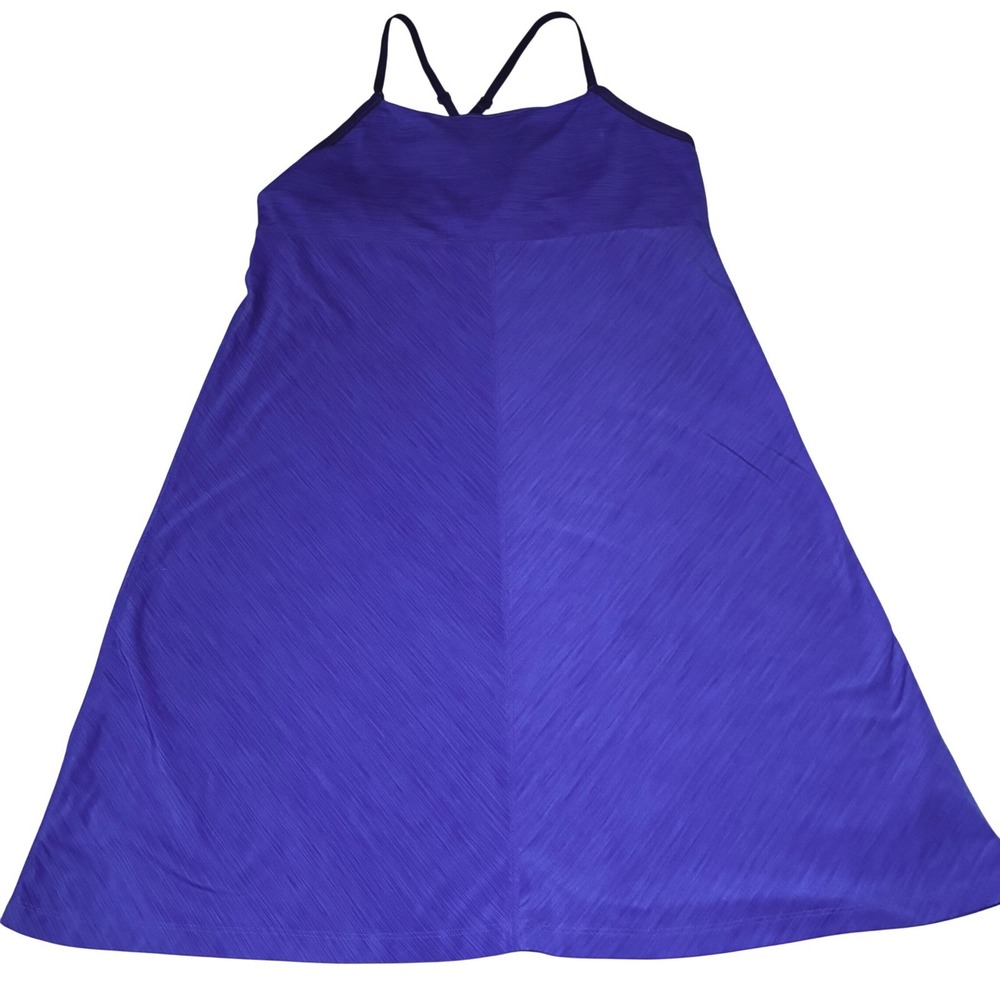Marmot Athletic‎ Dress XL Blue Strappy Back Performance Active Travel Dress